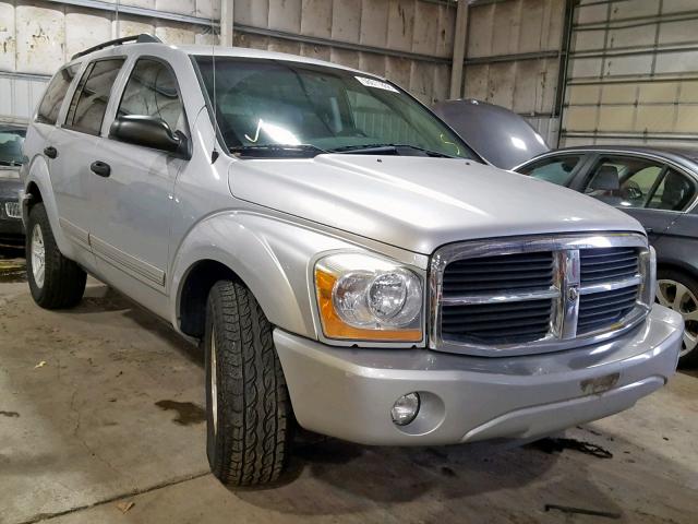 1D4HB48N75F604186 - 2005 DODGE DURANGO SL SILVER photo 1