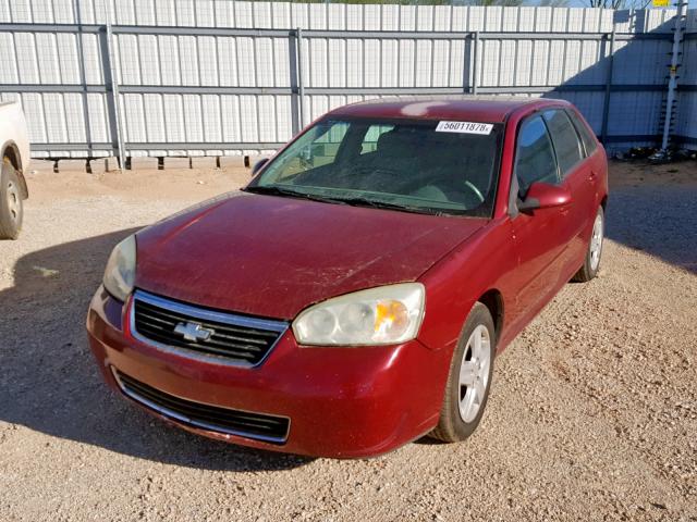 1G1ZT68N67F137171 - 2007 CHEVROLET MALIBU MAX მუქწითელი ფოტო 2