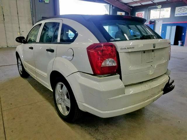 1B3HB48BX8D673037 - 2008 DODGE CALIBER SX WHITE photo 3