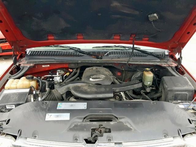 1GNEC13Z22R173943 - 2002 CHEVROLET TAHOE RED photo 7