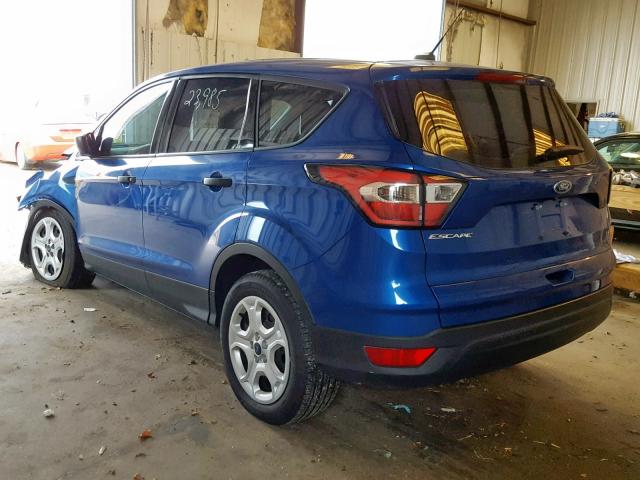 1FMCU0F75HUC24046 - 2017 FORD ESCAPE S BLUE photo 3