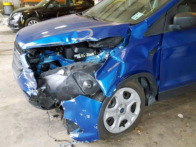 1FMCU0F75HUC24046 - 2017 FORD ESCAPE S BLUE photo 9