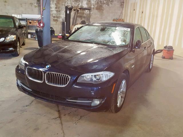 WBAXH5C51CDW07076 - 2012 BMW 528 XI BLUE photo 2