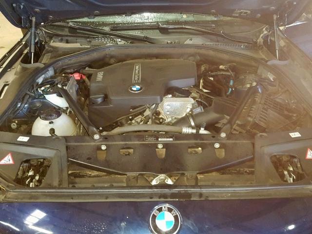 WBAXH5C51CDW07076 - 2012 BMW 528 XI BLUE photo 7