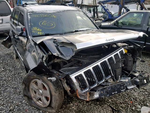 1J8HR58247C644064 - 2007 JEEP GRAND CHER BLACK photo 1