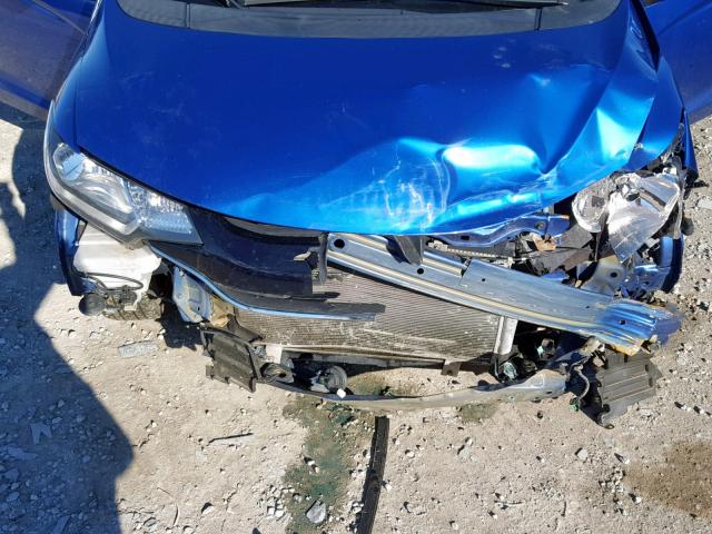 3HGGK5H84FM745681 - 2015 HONDA FIT EX BLUE photo 7