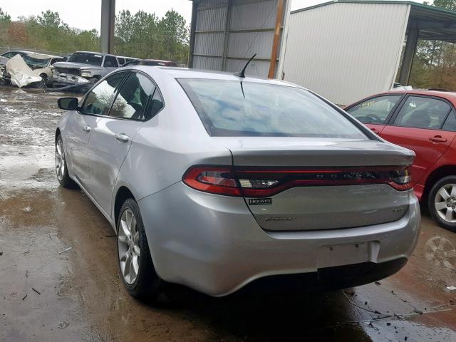 1C3CDFBA7DD232947 - 2013 DODGE DART SXT SILVER photo 3