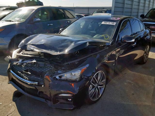 JN1BV7AP5FM340117 - 2015 INFINITI Q50 BASE BLACK photo 2