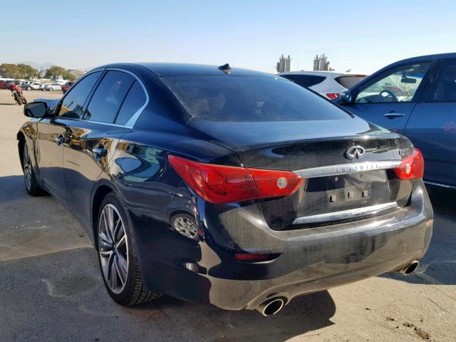 JN1BV7AP5FM340117 - 2015 INFINITI Q50 BASE BLACK photo 3