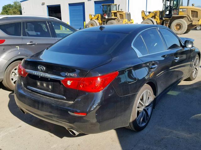 JN1BV7AP5FM340117 - 2015 INFINITI Q50 BASE BLACK photo 4