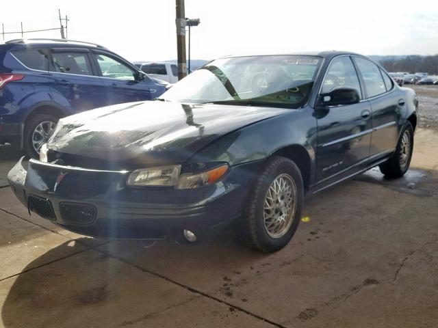 1G2WJ52M8WF207931 - 1998 PONTIAC GRAND PRIX GREEN photo 2