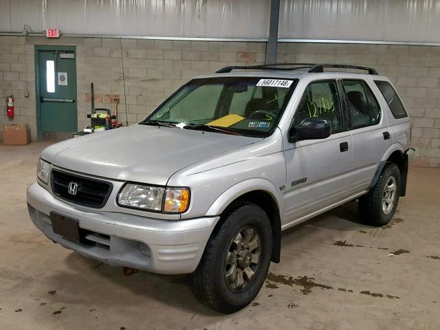 4S6DM58W1Y4414102 - 2000 HONDA PASSPORT E SILVER photo 2