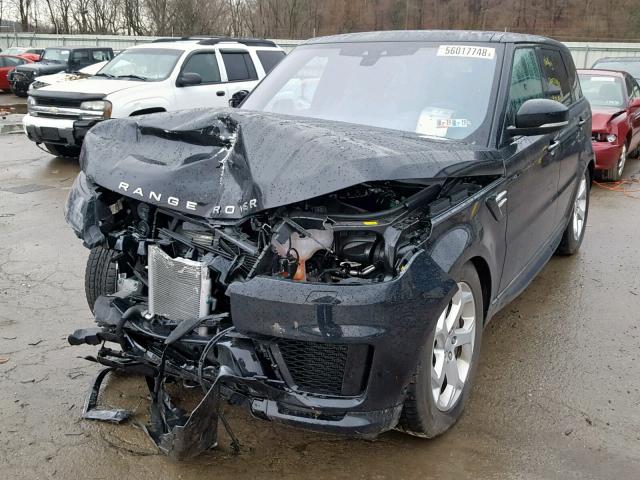 SALWR2RVXJA809312 - 2018 LAND ROVER RANGE ROVE BLACK photo 2
