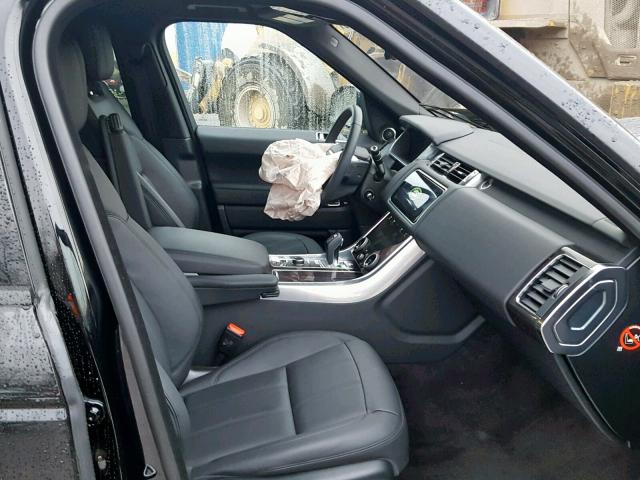 SALWR2RVXJA809312 - 2018 LAND ROVER RANGE ROVE BLACK photo 5