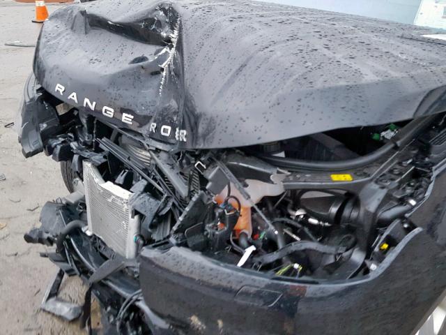 SALWR2RVXJA809312 - 2018 LAND ROVER RANGE ROVE BLACK photo 9