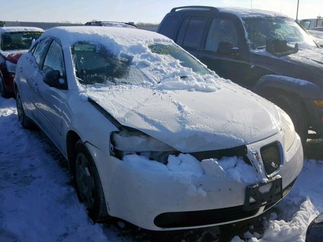 1G2ZF58B774267927 - 2007 PONTIAC G6 VALUE L WHITE photo 1