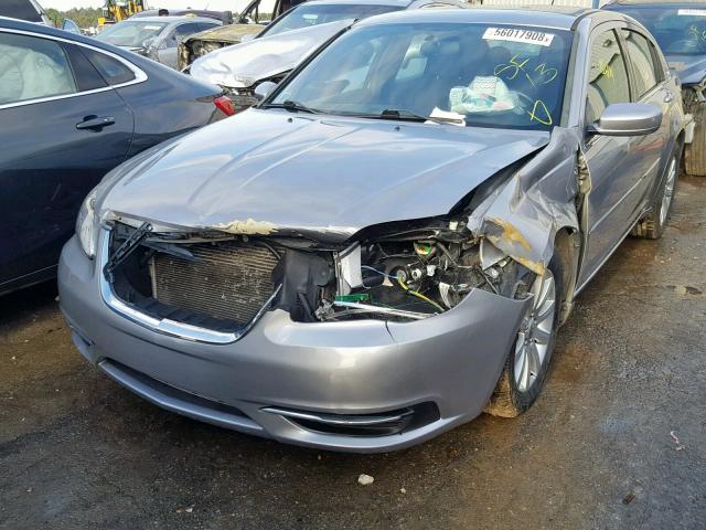 1C3CCBBB4DN732837 - 2013 CHRYSLER 200 TOURIN SILVER photo 2