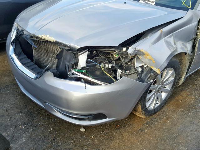 1C3CCBBB4DN732837 - 2013 CHRYSLER 200 TOURIN SILVER photo 9