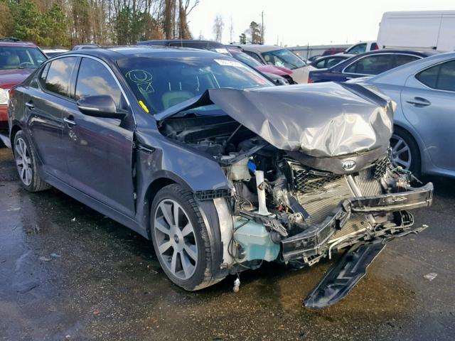 KNAGR4A69B5135690 - 2011 KIA OPTIMA SX GRAY photo 1