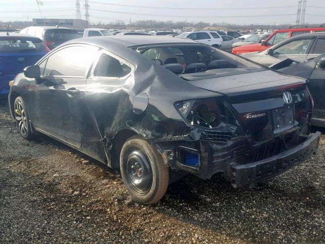 2HGFG3B05FH507258 - 2015 HONDA CIVIC EXL BLACK photo 3