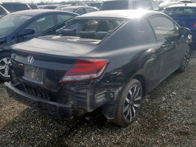 2HGFG3B05FH507258 - 2015 HONDA CIVIC EXL BLACK photo 4