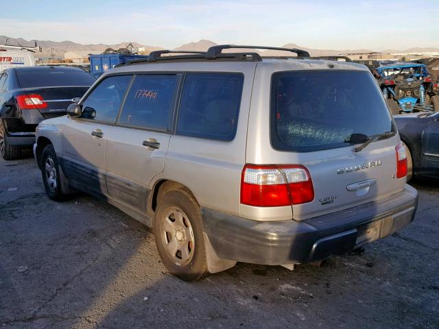 JF1SF63581H719958 - 2001 SUBARU FORESTER L SILVER photo 3