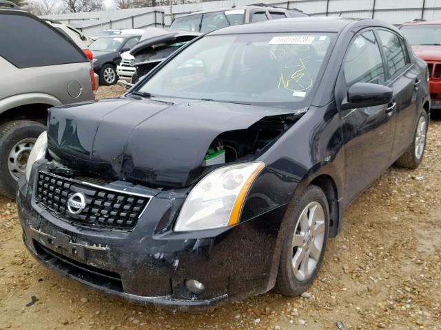 3N1AB61E18L640781 - 2008 NISSAN SENTRA 2.0 BLACK photo 2