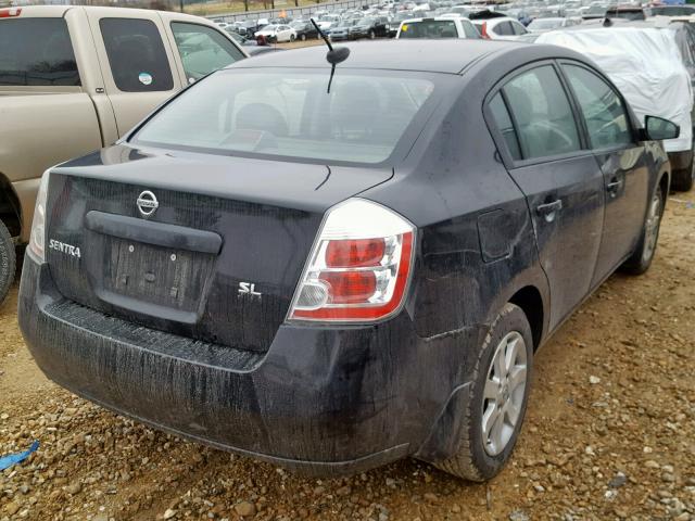 3N1AB61E18L640781 - 2008 NISSAN SENTRA 2.0 BLACK photo 4