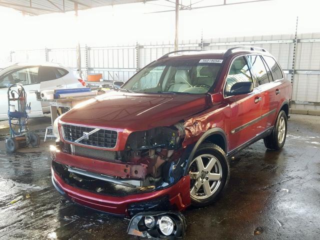 YV1CY592251204270 - 2005 VOLVO XC90 RED photo 2