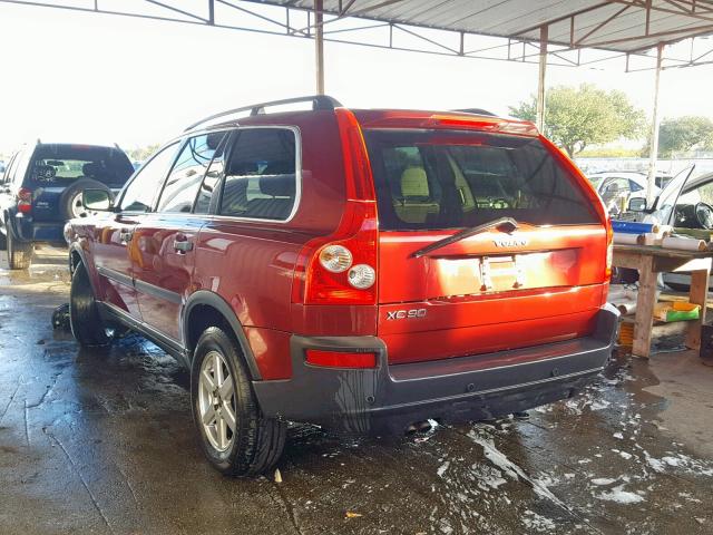 YV1CY592251204270 - 2005 VOLVO XC90 RED photo 3