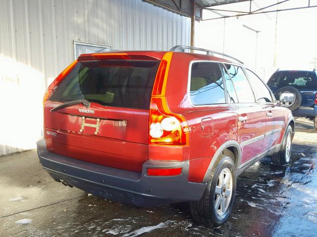 YV1CY592251204270 - 2005 VOLVO XC90 RED photo 4