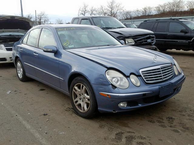 WDBUF65J13A153634 - 2003 MERCEDES-BENZ E 320 BLUE photo 1