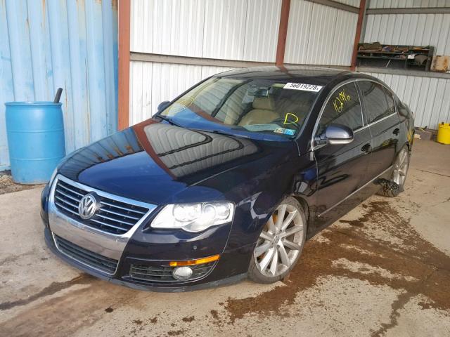 WVWCU73C58E053100 - 2008 VOLKSWAGEN PASSAT VR6 BLACK photo 2