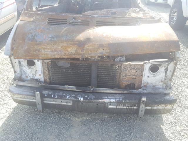 2B6KB33WXGK513628 - 1986 DODGE RAM VAN B3 BURN photo 7