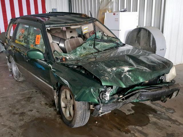 JF1SF65502H723517 - 2002 SUBARU FORESTER S GREEN photo 1