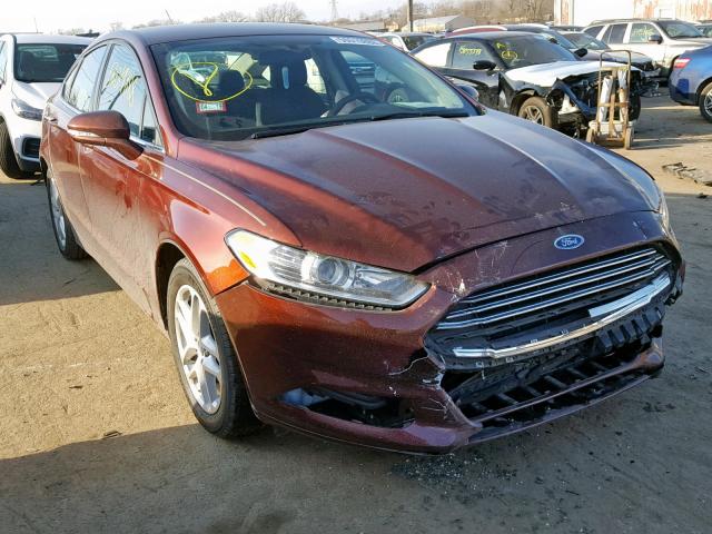 3FA6P0H7XGR102994 - 2016 FORD FUSION SE BROWN photo 1