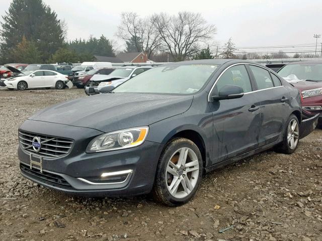 YV126MFK7F1344252 - 2015 VOLVO S60 PREMIE CHARCOAL photo 2