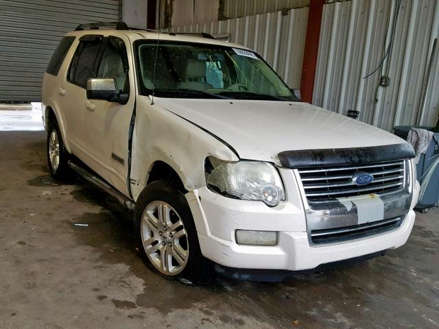 1FMEU65E87UA55313 - 2007 FORD EXPLORER L WHITE photo 1