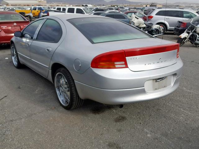 2B3HD46R62H187636 - 2002 DODGE INTREPID S SILVER photo 3