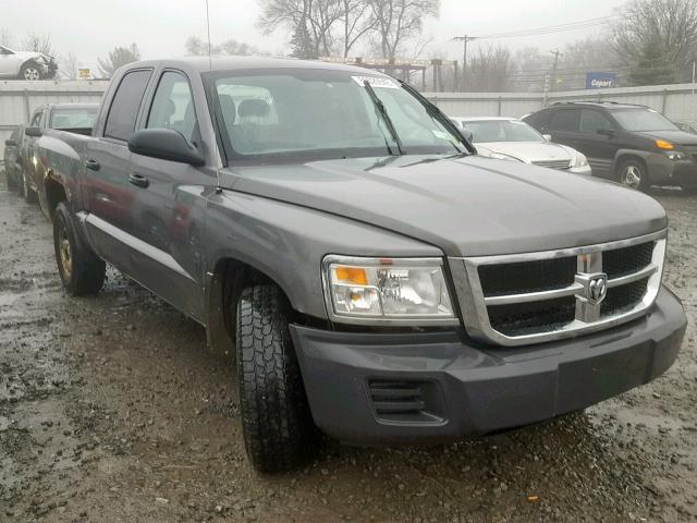 1D7HW28K98S528645 - 2008 DODGE DAKOTA QUA GRAY photo 1