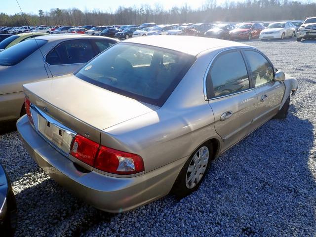 KNAGD126545363037 - 2004 KIA OPTIMA LX GOLD photo 4