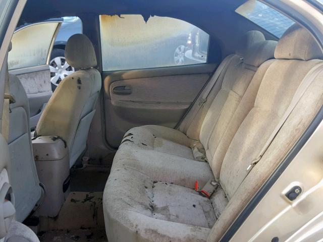 KNAGD126545363037 - 2004 KIA OPTIMA LX GOLD photo 6