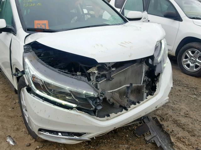 5J6RM3H74FL005895 - 2015 HONDA CR-V EXL WHITE photo 9