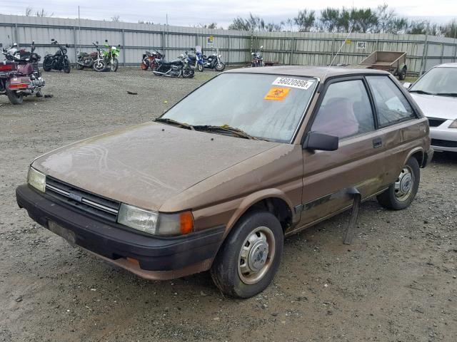 JT2EL32G2J0168242 - 1988 TOYOTA TERCEL DEL BROWN photo 2