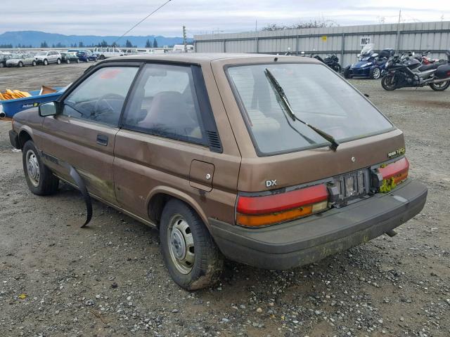 JT2EL32G2J0168242 - 1988 TOYOTA TERCEL DEL BROWN photo 3