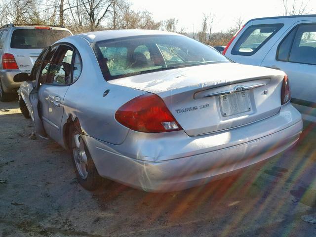 1FAFP55U62G231340 - 2002 FORD TAURUS SES SILVER photo 3