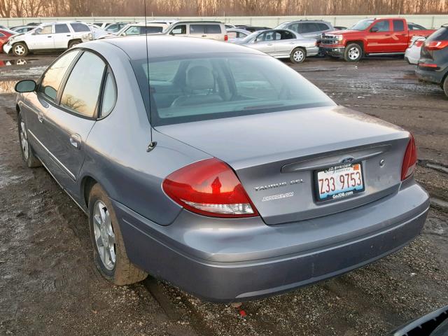 1FAFP56U06A164192 - 2006 FORD TAURUS SEL GRAY photo 3