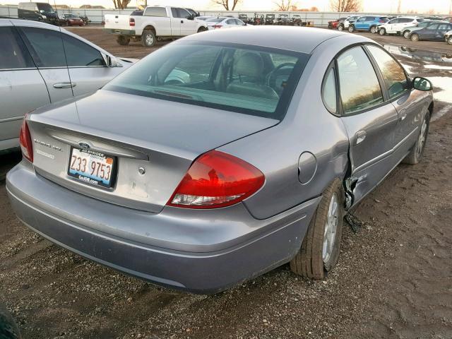 1FAFP56U06A164192 - 2006 FORD TAURUS SEL GRAY photo 4