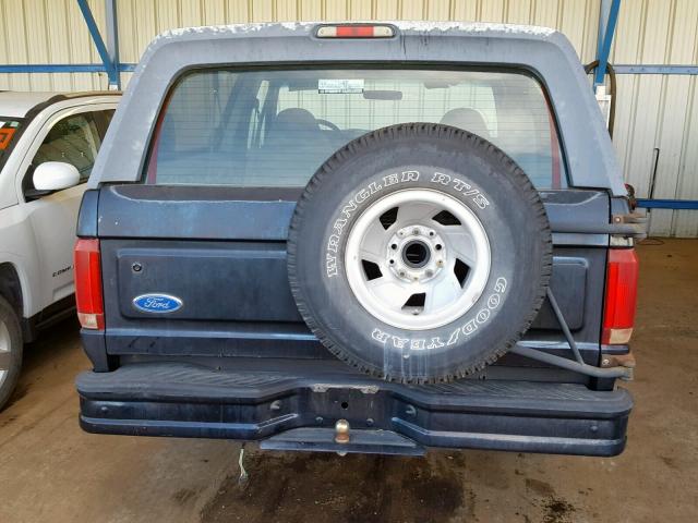 1FMEU15N8TLA45724 - 1996 FORD BRONCO U10 BLACK photo 9