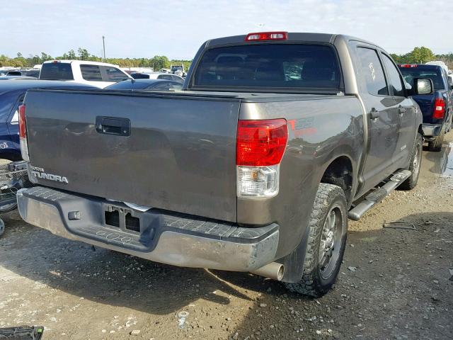 5TFEY5F10DX139389 - 2013 TOYOTA TUNDRA CRE GRAY photo 4